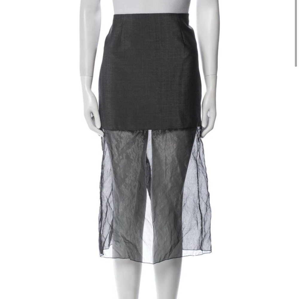 Prada 2022 knee length skirt Size 44 New w/tags